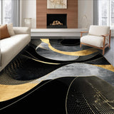 Dynamic Layered Monochrome Aesthetics(Black)