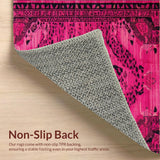 Playful Vintage Leopard Textile Style(Pink)