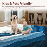 Elegant Earthy Mountain Motif(Blue)