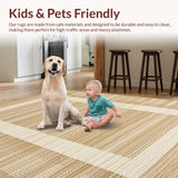 Chic Coastal Jute Motif(Beige)