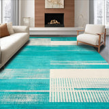 Artful Modernist Geometric Arrangement(Blue)