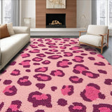 Ultra Soft Area Rug, Non Slip, Stain Resistant, Washable Area Rugs for Living Room, Bedroom, Soft Pastel Pink Area Rug for Playroom(Pink)