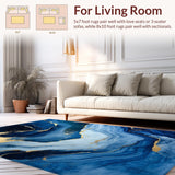 Striking Mixed Media Decorative Touch(Blue)