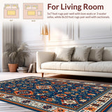 Colorful Distressed Trellis Design(Blue)