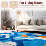 Elegant Trellis Blue Hues(Blue)