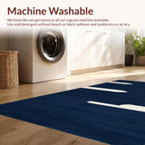 Navy Blue Whimsical Sky Design(Blue)