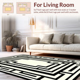 Refined Neutral Tones Ogee Style(Black)