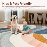 Contemporary Double Rainbow Motif(Gray)