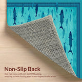 Coastal Inspired Fish Motif(Blue)