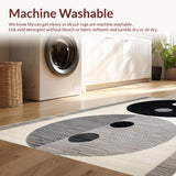 Elegant Circular Monochrome Motif(Black)