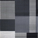 Chic Monochrome Geometric Structure(Black)