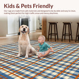 Eclectic Cozy Striped Composition(Blue)