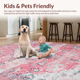 Artistic Distressed Floral Composition(Pink)