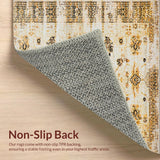 Eclectic Indigo Trellis Accent(Beige)