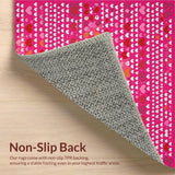 Playful Groovy Heart Motif(Pink)