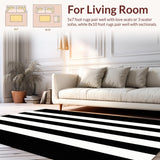 Stylish Minimalist Linear Arrangement(Black)