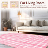 Pastel Abstract Checkerboard Texture(Pink)