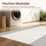 Elegant Cream and Gray Geometric Motif(Beige)