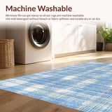 Ultra Soft Area Rug, Non Slip, Stain Resistant, Washable Area Rugs for Living Room, Bedroom, Adorable Sky Blue Bow Knot Rug With Preppy Vibe For Fashionable Home Decor(Blue)