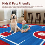 Charming Youthful Sports Iconography(Red)