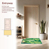 Bright Tropical Plant Visual Appeal(Green)