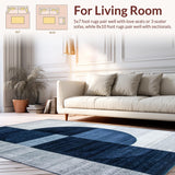 Contemporary Ogee Shape Accent(Blue)