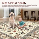 Warmth and Style Cream Brown Area with Rich(Beige)