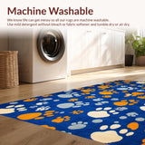 Cute Blue Feline Artistic Print(Blue)