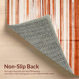 Ultra Soft Area Rug, Non Slip, Stain Resistant, Washable Area Rugs for Living Room, Bedroom, Distressed Soft Shag Pattern(Brown)
