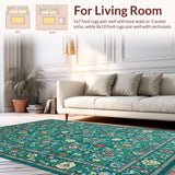 Cozy Ethnic Patchwork Style(Green)