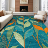Contemporary Floral Abstract Aesthetic(Blue)