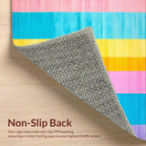 Charming Colorful Striped Visual Delight(Blue)