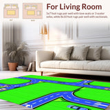 Energetic Street Scene Play Surface(Green)