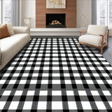 Contemporary Fluffy Tiled Design(Black)