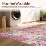 Playful Abstract Floral Whirl(Pink)