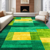 Dynamic Whimsical Curved Motifs(Green)