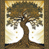 Ultra Soft Area Rug, Non Slip, Stain Resistant, Washable Area Rugs for Living Room, Bedroom, Cozy Abstract Nature Expressions(Gold)