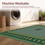 Beige Blue Geometric(Green)