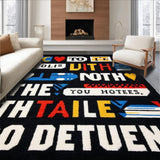 Bold Graphic Quip Decoration(Black)