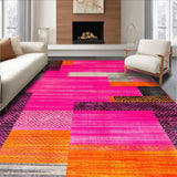 Ultra Soft Area Rug, Non Slip, Stain Resistant, Washable Area Rugs for Living Room, Bedroom, Vibrant Pink Animal Print Elegance(Pink)