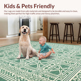 Luxurious Subtle Gray Lattice(Green)