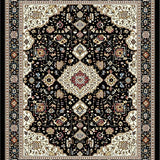 Elegant Ethnic Medallion Motif(Black)