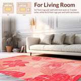 Coastal Coral Geometric Harmony(Red)