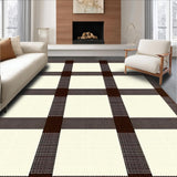Ultra Soft Area Rug, Non Slip, Stain Resistant, Washable Area Rugs for Living Room, Bedroom, Cozy Neutral Shaggy Appeal(Beige)