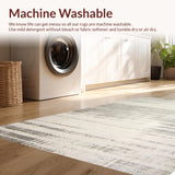 Ultra Soft Area Rug, Non Slip, Stain Resistant, Washable Area Rugs for Living Room, Bedroom, Contemporary Earthy Animal Aesthetic(Beige)