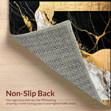 Bold Geometric Black Marble Vision(Black)