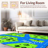 Fun Filled Colorful Road Journey(Green)