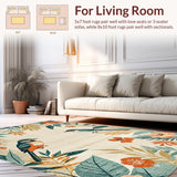 Artistic Colorful Feather Design(Beige)