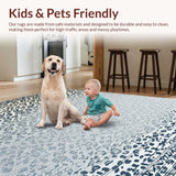 Contemporary Exotic Patterned Runner(Gray)