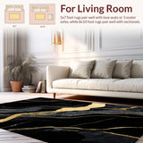 Contemporary Elegant Marble Influence(Black)